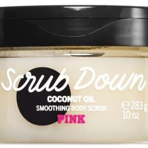 PINK SCRUB DOWN COCONUT OIL SMOOTHING BODY SCRUB